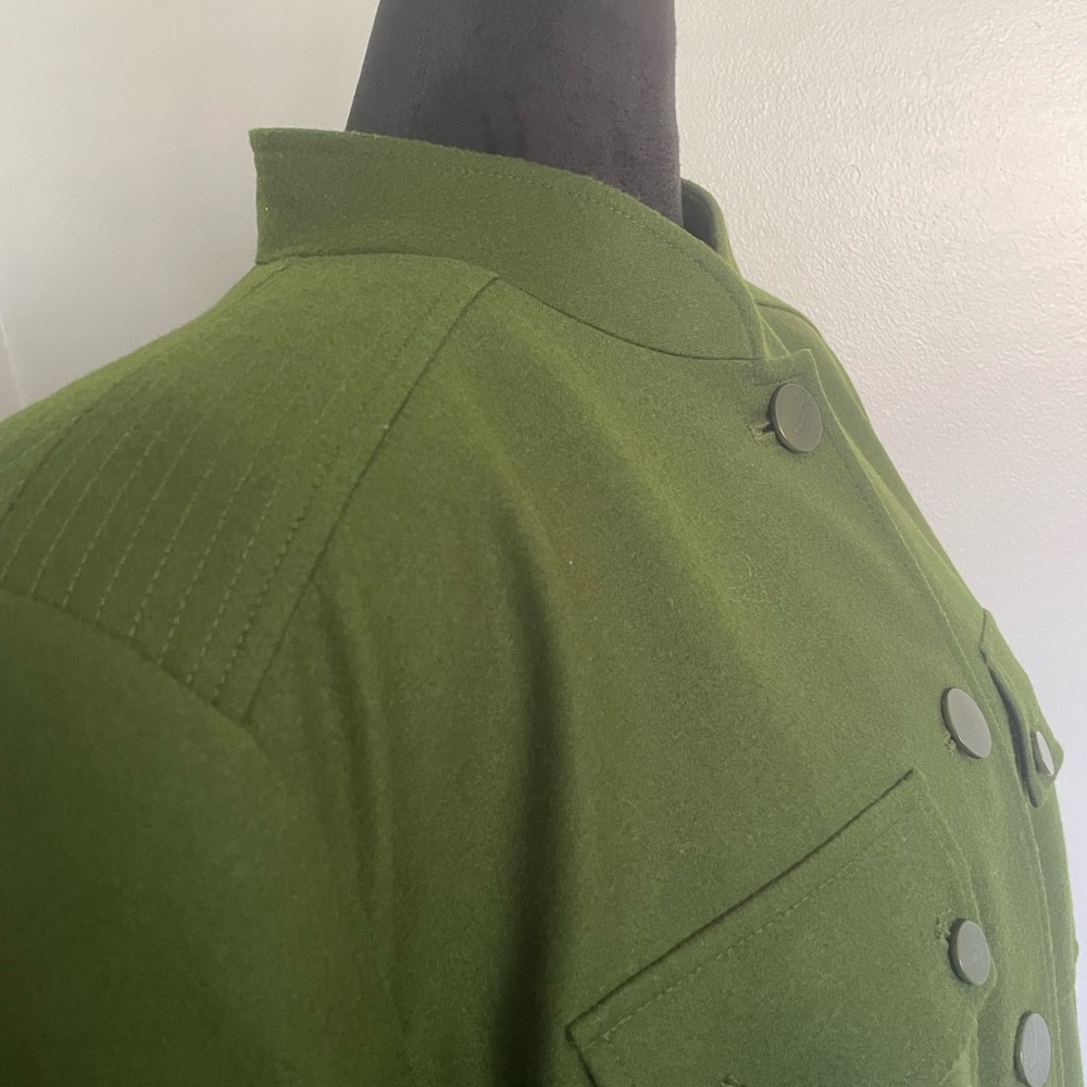 Talbots Olive Utility Jacket - Picture 3 of 13